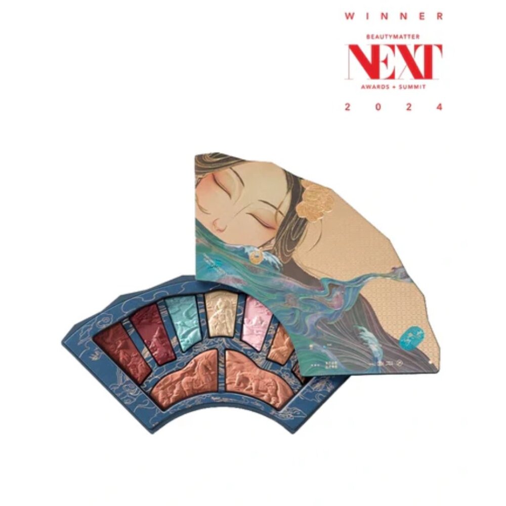 FLORASIS FLORAL ENGRAVING BEAUTY GODDESS SHADOW PALETTE "THE ENCOUNTER"